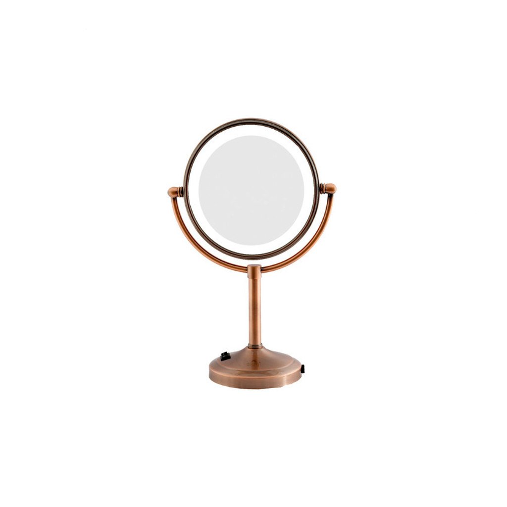 Dolphy Table Top Dual Side 5x LED Magnifying Mirror Bronze DMMR0027