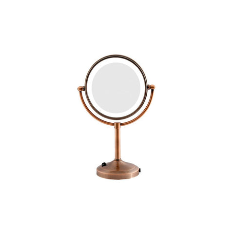Dolphy Table Top Dual Side 5x LED Magnifying Mirror Bronze DMMR0027 