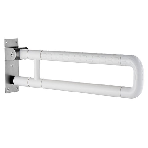 Dolphy 304 SS Tube Coated With Nylon Foldable WC Handicap Grab Bar DHGB0002