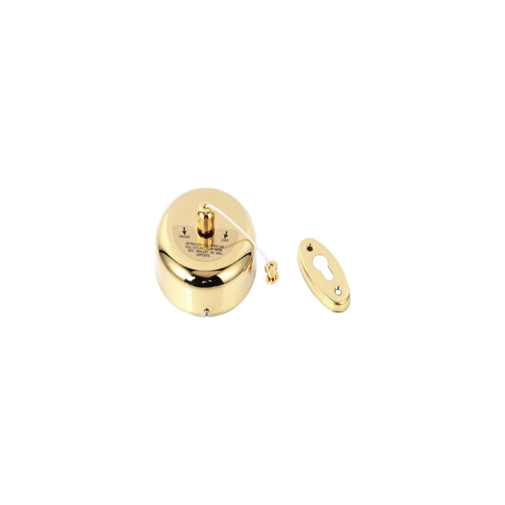 Dolphy Stainless Steel Retractable Cloths Liner Golden DCLN0003