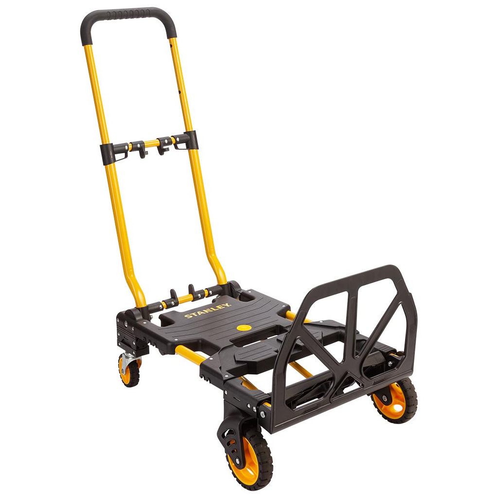 Stanley Portable 2 in 1 Folding Hand Truck trolley(135 kg Capacity) and Platform Trolley (80 kg Capacity) FT585