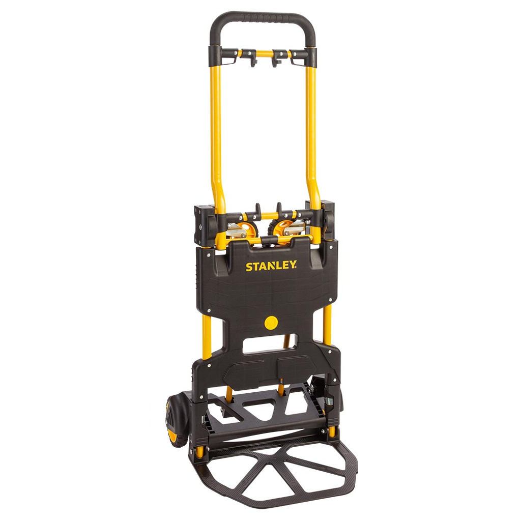 Stanley Portable 2 in 1 Folding Hand Truck trolley(135 kg Capacity) and Platform Trolley (80 kg Capacity) FT585