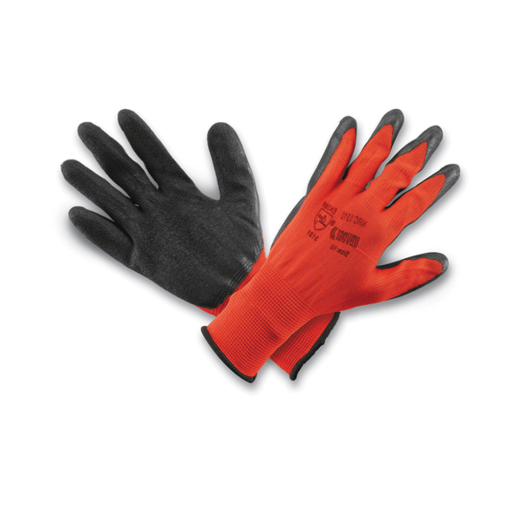 Udyogi Nylon-Cotton Knitted Gloves with Latex Coating NRC-1310